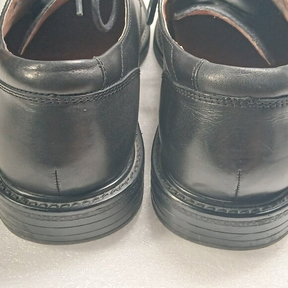 Florsheim Imperial Black Leather Cap Toe Oxfords 10 D Comfortech EUC - Picture 11 of 13